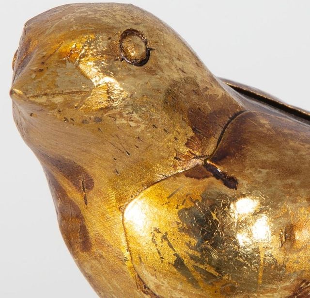 Uttermost® Passerines 2-Piece Gold Leaf Bird Figurines Set-4