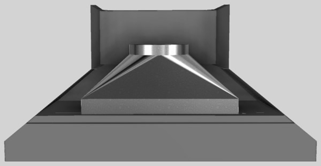 Vent-A-Hood® 60" Gunsmoke Euro-Style Wall Mounted Range Hood-3