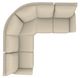 La-Z-Boy® Rigby 3-Piece Putty Curved Manual Reclining Sectional-3