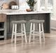 Homelegance® Caspian Coffee/White Pub Height Stool-2