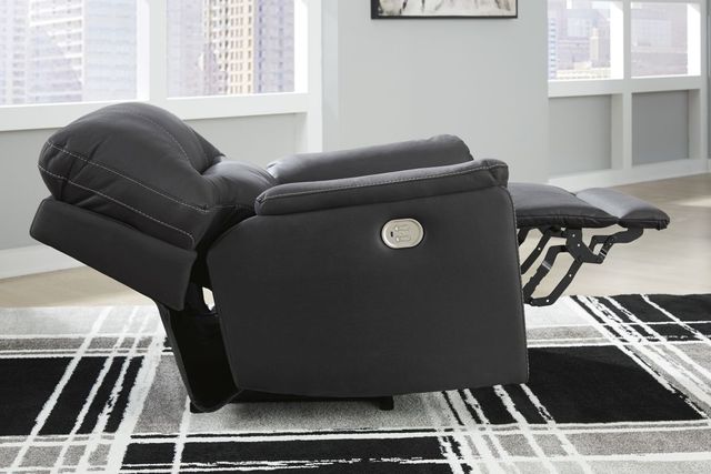 Signature Design by Ashley® Henefer Midnight Power Recliner with Adjustable Headrest-4