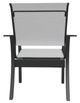 Telescope Casual Leeward Abalone/Graphite Fabric/Polymer Outdoor MGP Sling Stacking Cafe Chair-3