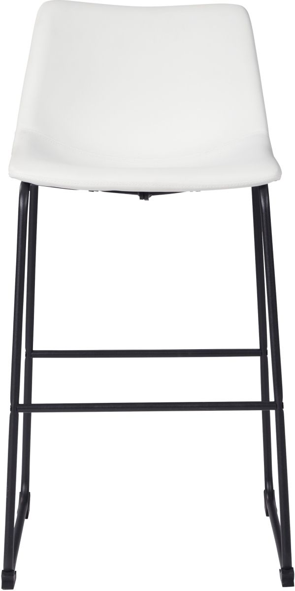Signature Design by Ashley® Centiar White Bar Stool-1