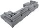 Homelegance® Traverse 4-Piece Gray U-Shape Sectional with Reversible Chaise-4