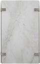 Magnussen Home® Paradox Pearl White Rectangular Cocktail Table with Platinum Frame -5