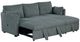 Furniture of America® Denholme Dark Gray Sectional with Pull Out-0