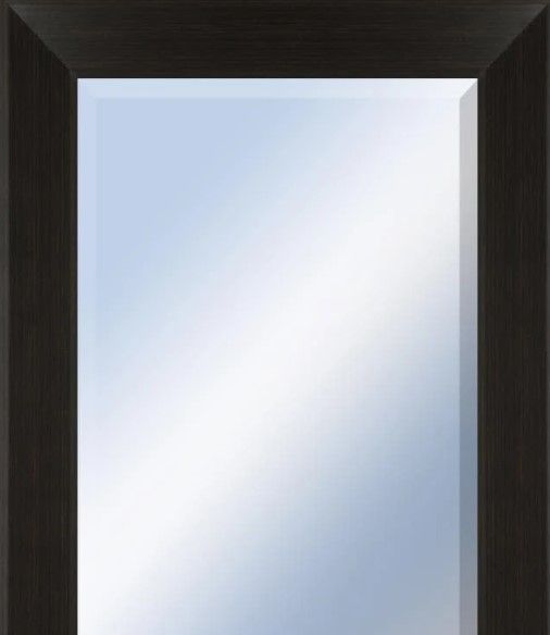 Classy Art Style 303 Brown/Chrome Leaner Mirror-1