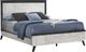 Monarch Specialties Inc. Graphite/Grey Queen Panel Bed-0