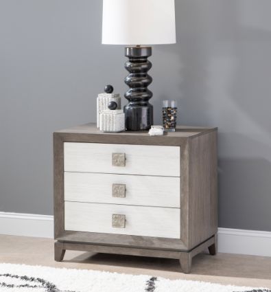 Legacy Classic Terra Luna Nightfall/White Cloud 3-Drawer Nightstand-3