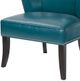 Olliix by Madison Park Blue Hilton Armless Accent Chair-2