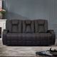Furniture of America® Amirah Dark Gray Power Reclining Sofa-1