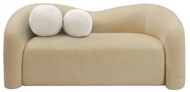 Meridian Furniture Kali Beige Loveseat-1