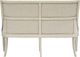 Magnussen Home® Newport Alabaster Bench with Upholstered Seat and Back-3