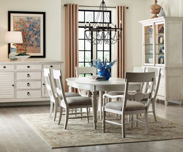 American Drew® Grand Bay White Arm Chair-1