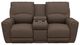 La-Z-Boy® Cassian Mocha Power Reclining Loveseat with Console and Headrest-1
