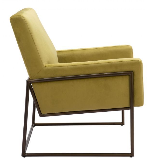 Zuo® Modern New York Olive Green Accent Chair-1