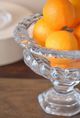 A & B Home Clear Pedestal Vase-2