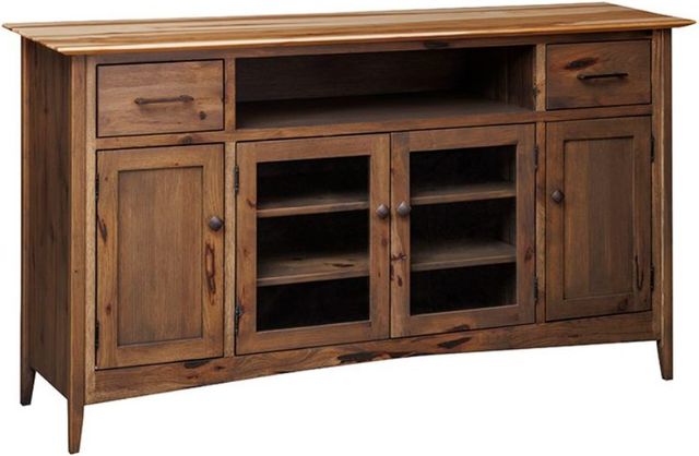 Country Classic Collection Customizable Simplicity 4-Door Entertainment Center-0