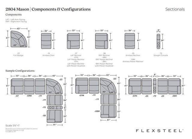 Flexsteel® Customizable Mason 6-Piece L-Shape Power Reclining Sectional-1