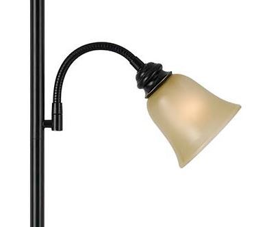Cal® Lighting & Accessories Dark Bronze Torchiere-1
