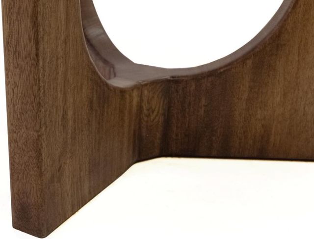 International Furniture Direct Silver Brown Chairside Table-4