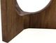 International Furniture Direct Silver Brown Chairside Table-4