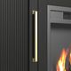 Elements International Ridgemont Black with Grain 70" TV Console with Fireplace Insert-3