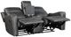 Homelegance® Kellen Smoky Gray Double Manual Reclining Loveseat with Center Console-4