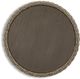 Signature Design by Ashley® Danson Beige Aluminum/Resin Wicker Outdoor End Table-1