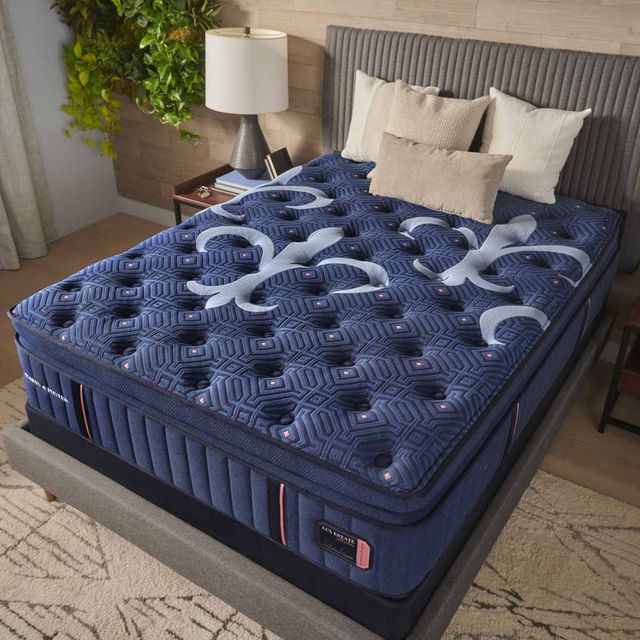 Stearns & Foster® Lux Estate Wrapped Coil Medium Euro Pillow Top Twin XL Mattress-1