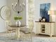 A-America® British Isles Merlot Dropleaf Table with Buttermilk Base-2