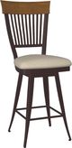 Amisco Customizable Annabelle Upholstered Swivel Counter Stool-0