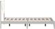 Rize Home Farmhouse Style Gloss White Twin Panel Bed-2