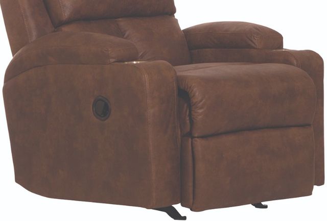 American Wholesale Furniture Kyle Walnut Rocker Recliner-1