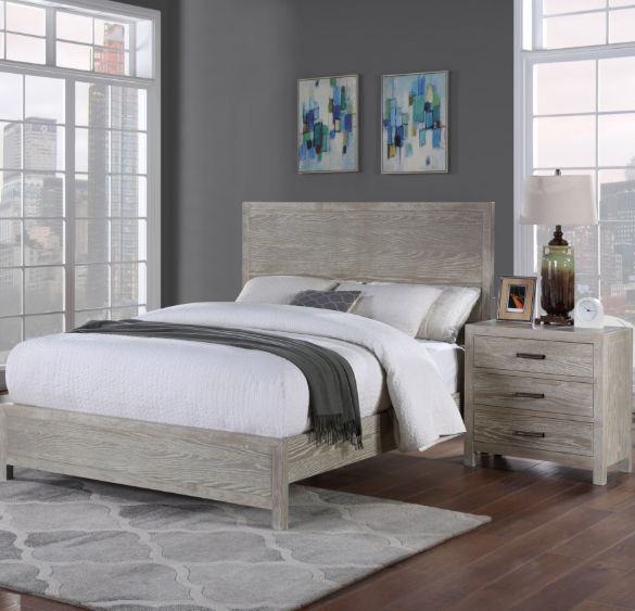 Winners Only® Fresno Gray Oak Nightstand-1