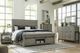 Signature Design by Ashley® Brennagan 5-Piece Gray Queen Storage Panel Bed Set-5