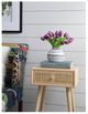 A & B Home Purple Faux Tulip 9-Stem Bundle-4