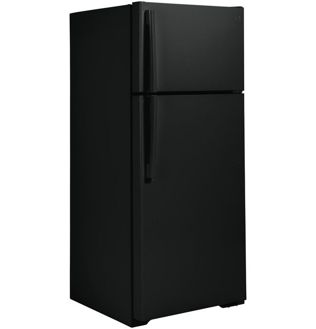 GE® 28" 17.5 Cu. Ft. Black Top Freezer Refrigerator-4