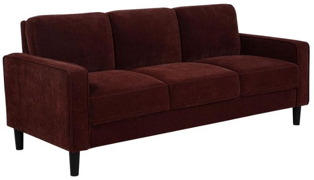 Coaster® Ruth 2-Piece Rust Red Upholstered Sofa Set-1