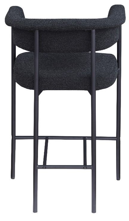 Meridian Furniture Malin Black/Matte Black Counter Stool-2