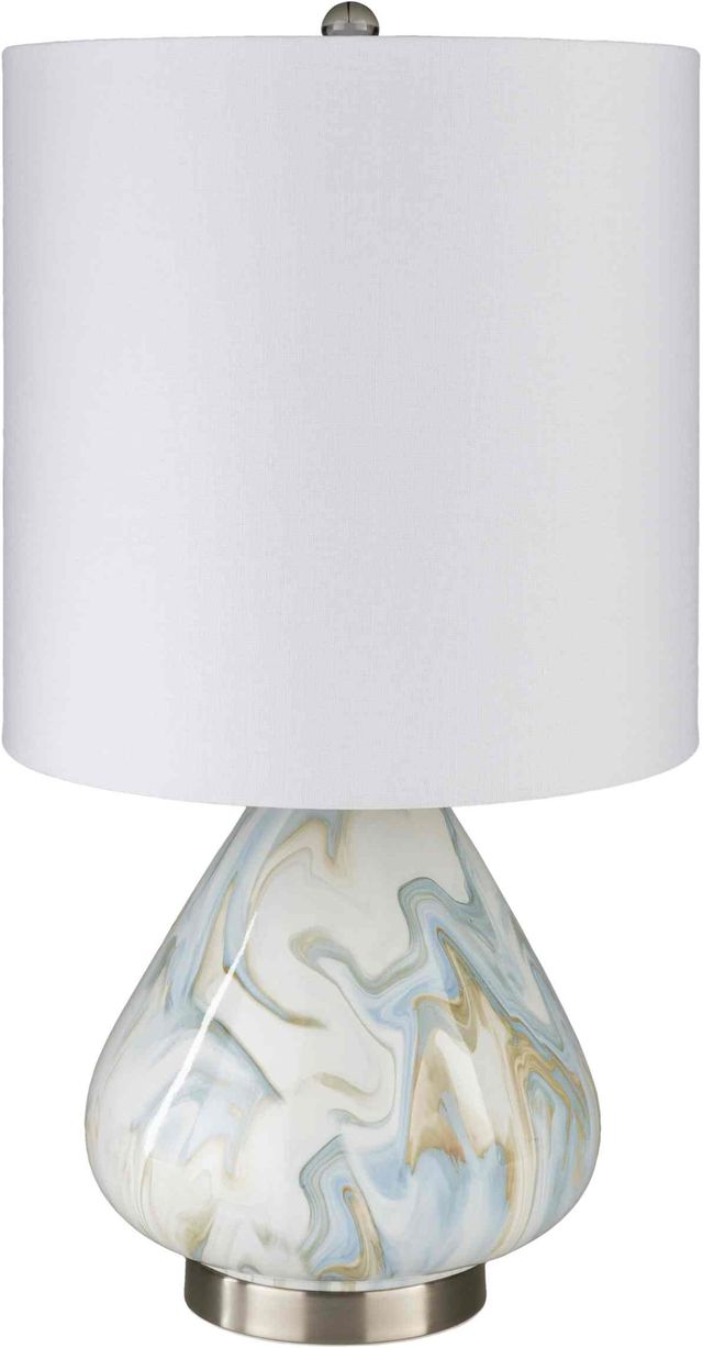 Surya Orleans Multi-Colored Marbled Table Lamp-0