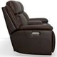Flexsteel® Chance Brown Power Reclining Loveseat with Console and Power Headrests-3