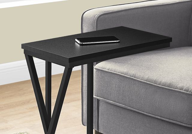 Monarch Specialties Inc. Black 25"H Metal Accent Table-2