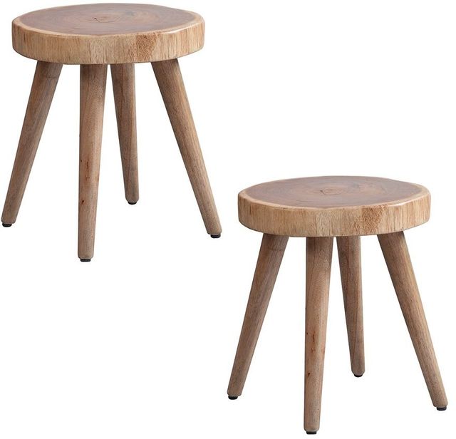 Olliix by INK+IVY Natural Set of 2 Arcadia Dining Stools-0