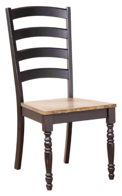 Urban Styles Furniture Cambridge Black/Brown Dining Chair-0