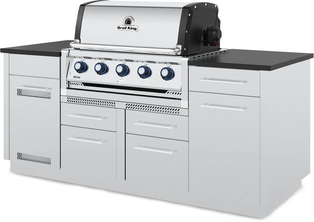 Broil King® Regal™ S 520i 5-Burner Stainless Steel Built-In Liquid Propane Grill-3