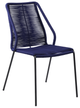 Armen Living Clip 2-Piece Blue Dining Chairs-0