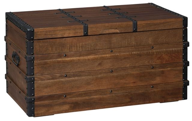 Signature Design by Ashley® Kettleby Brown Storage Trunk-0