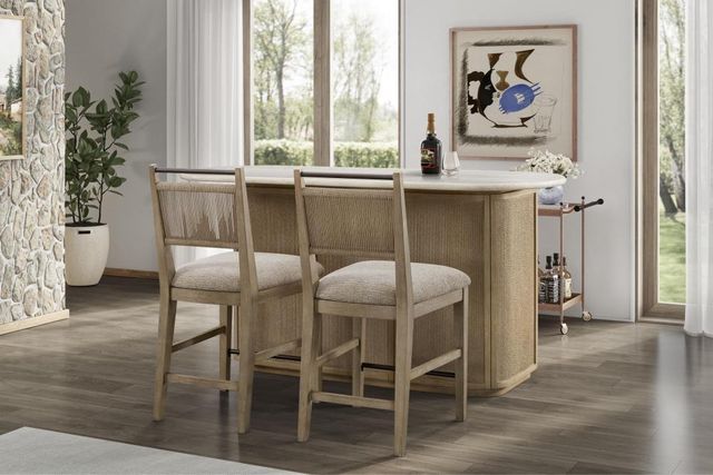 Bernards Trilogy Beige Bar Cabinet-1