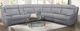 American Wholesale Furniture Lucy 6-Piece Dove Curved Sectional ...
